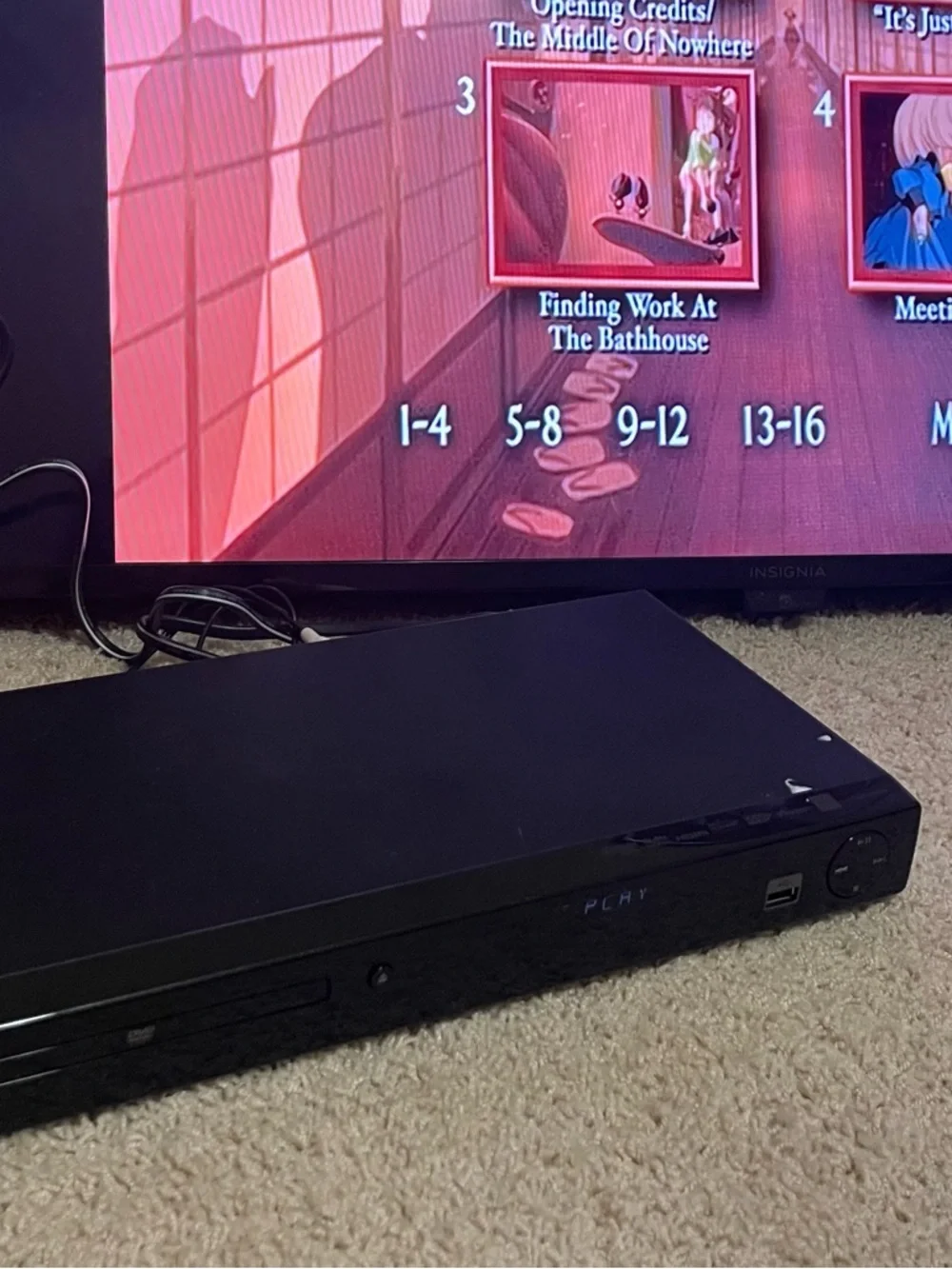 Samsung Black Digital Video Disc (DVD) Player